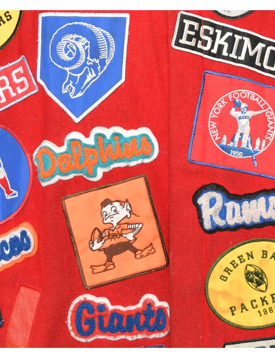 NFL Appliqued Badge Collectors Jacket - L
