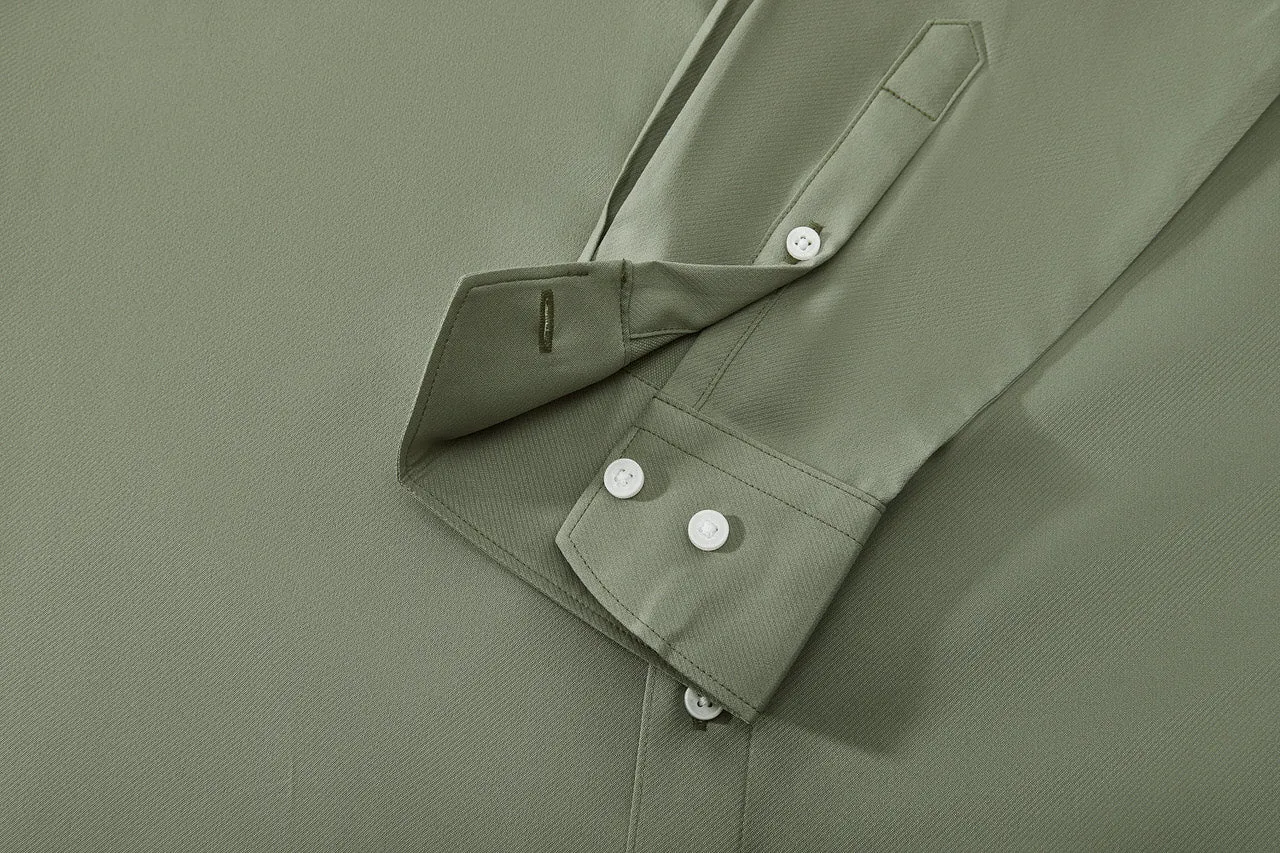 Non-Iron Dry Stretch Smart Fit Twill Shirt