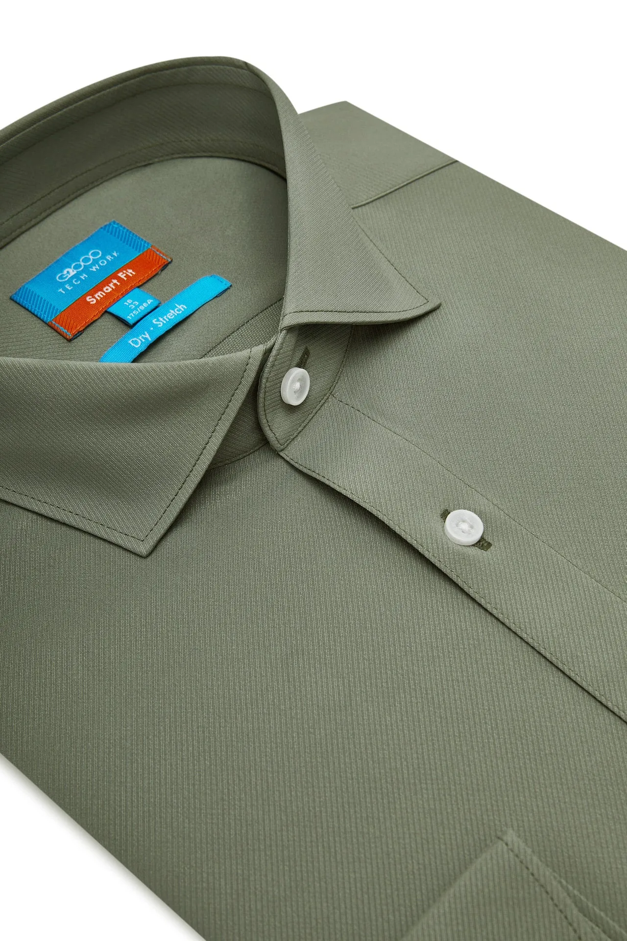 Non-Iron Dry Stretch Smart Fit Twill Shirt