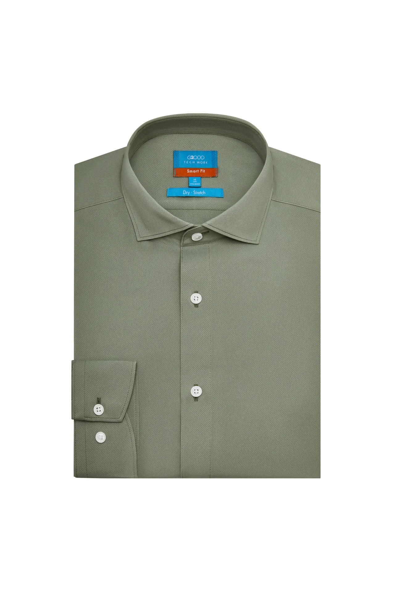 Non-Iron Dry Stretch Smart Fit Twill Shirt