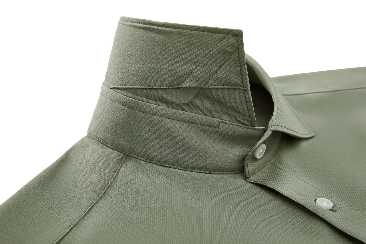 Non-Iron Dry Stretch Smart Fit Twill Shirt