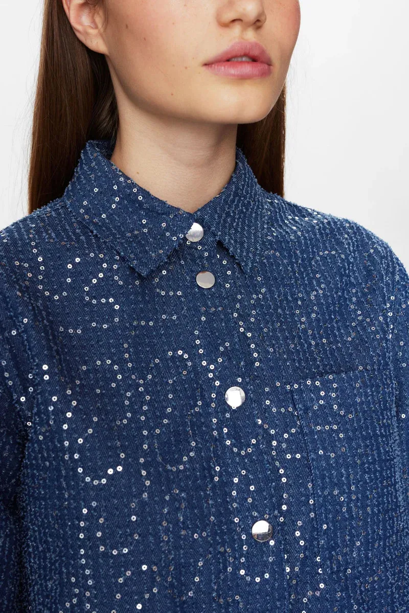 NUJOURNEY SHIRT - DENIM SEQUENCE