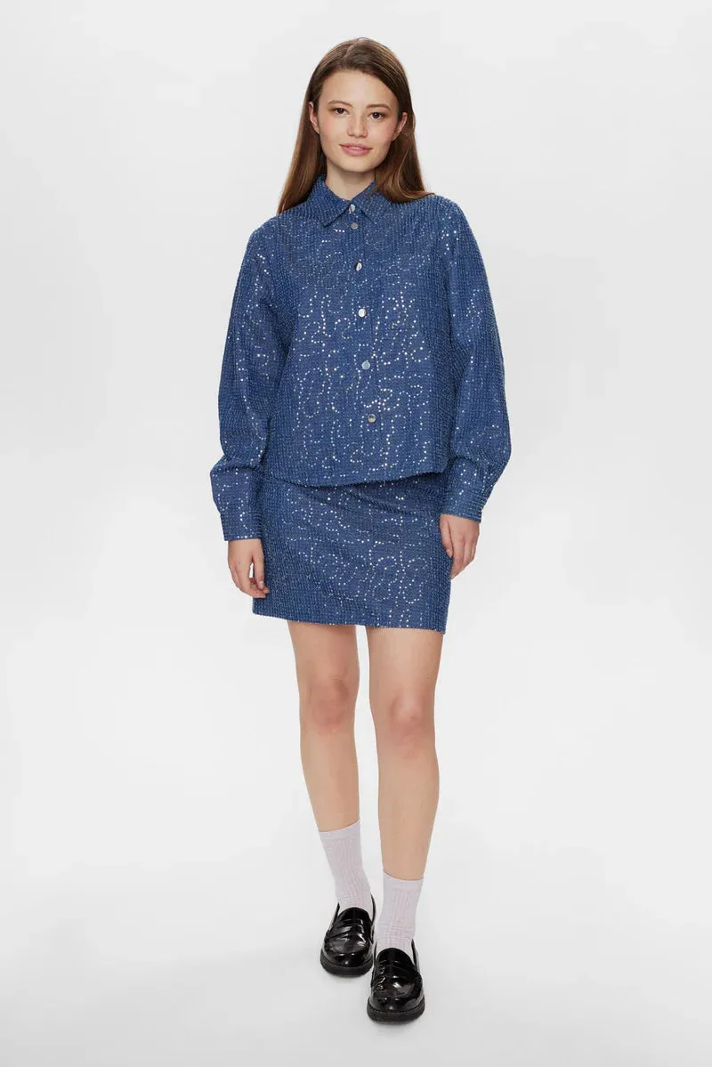 NUJOURNEY SHIRT - DENIM SEQUENCE