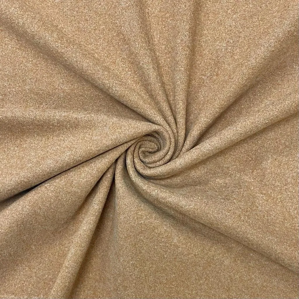 Plain Brushed Soft Knit Fabric