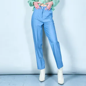 Pleated high-waisted trousers wholesale