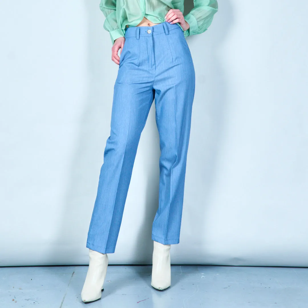 Pleated high-waisted trousers wholesale