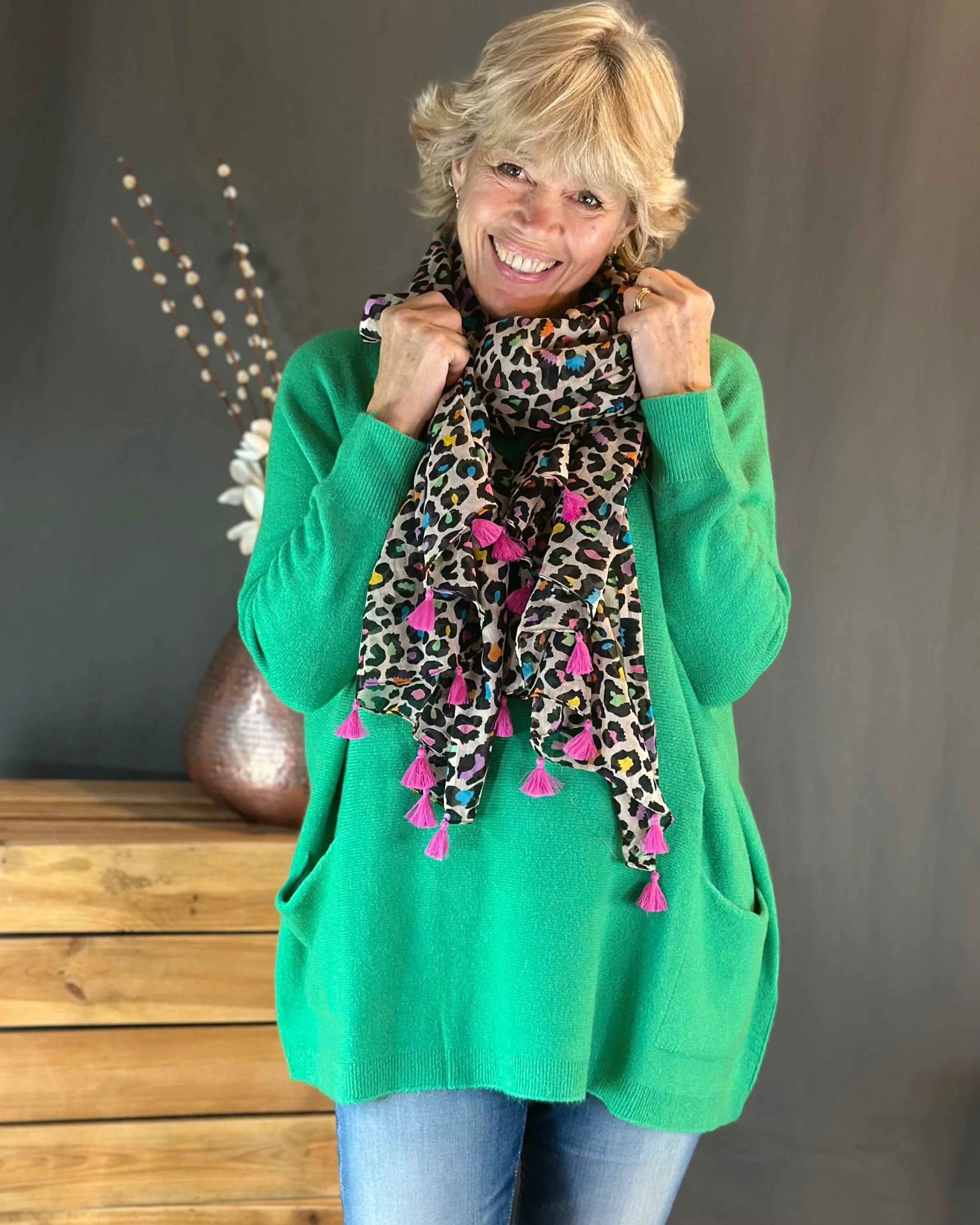 Pocket Jumper - Emerald Green