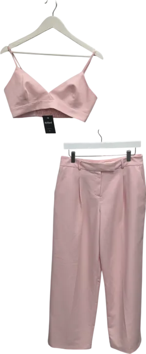 Primark Pink X Rita Ora Straight Leg Trousers And Bralette UK 10