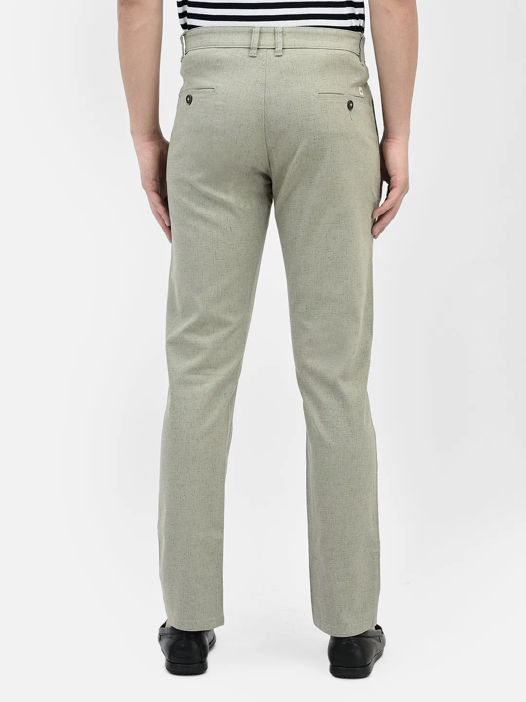 Printed Green Trousers