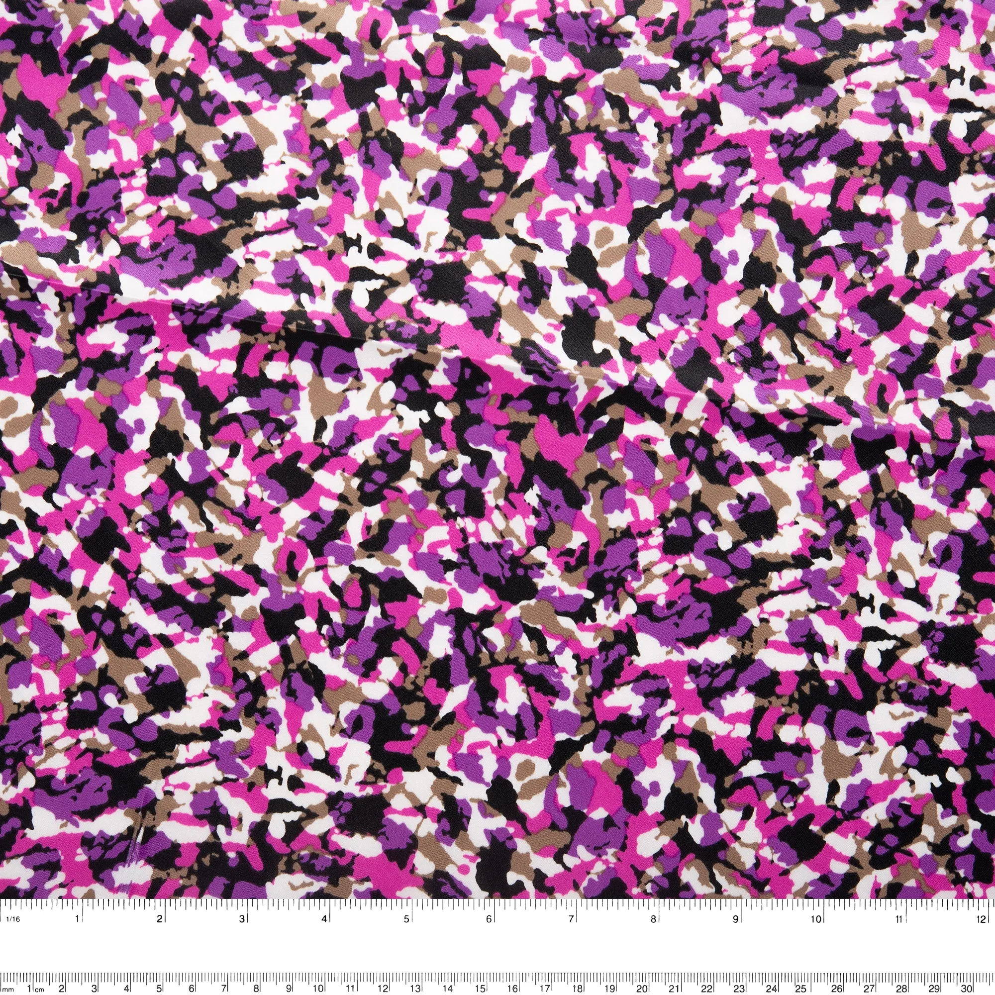 Printed Satin Velvet - CHARLOTTE - Abstracts - Pink