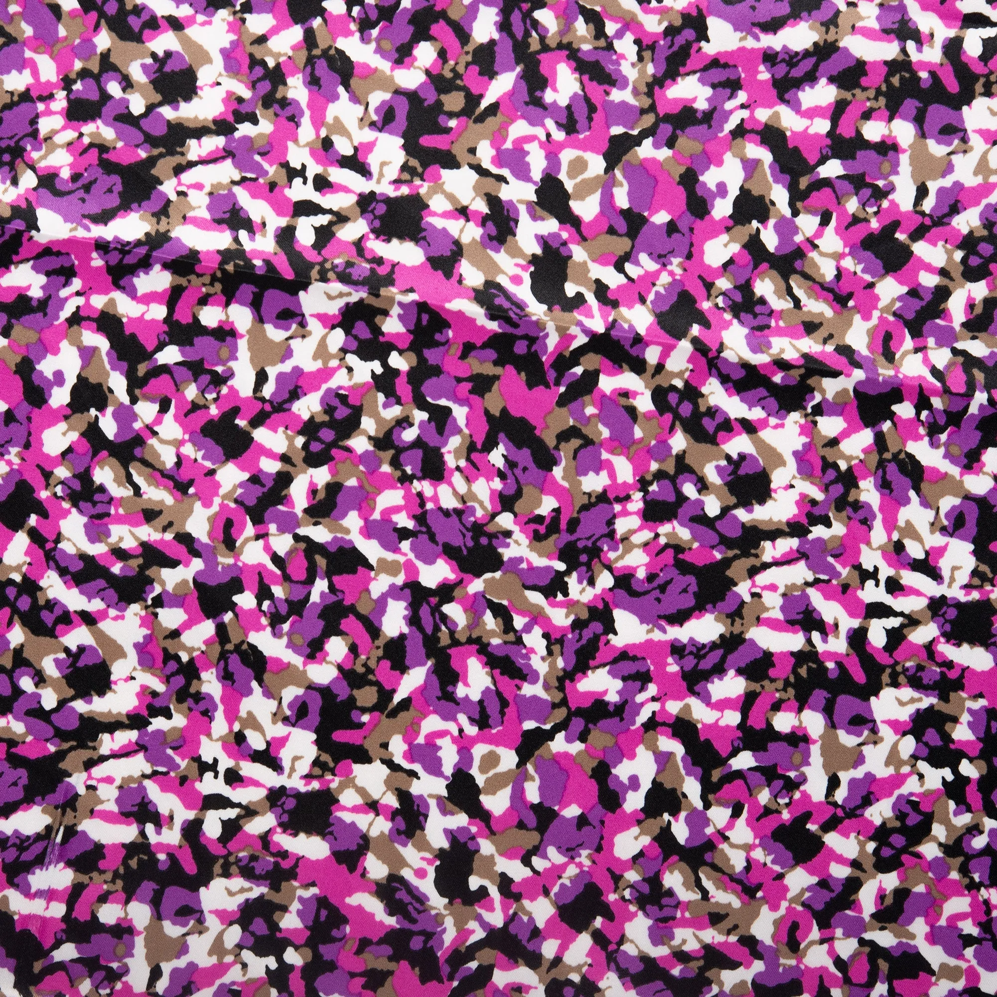 Printed Satin Velvet - CHARLOTTE - Abstracts - Pink