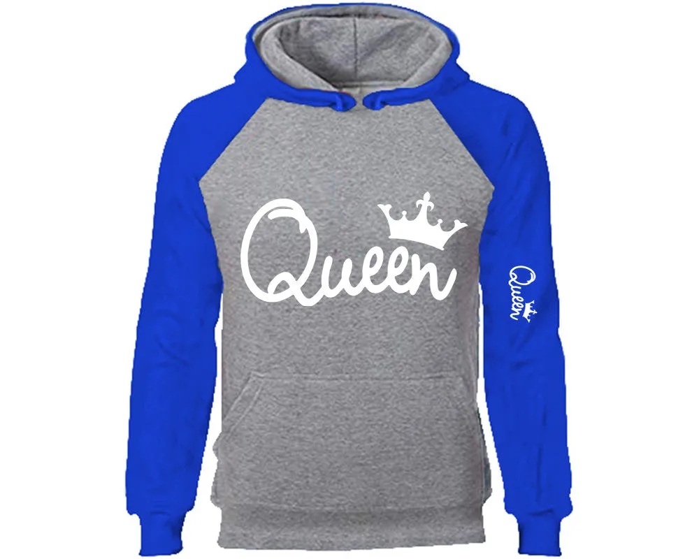 Queen Raglan Hoodie with Extra Design on Arm