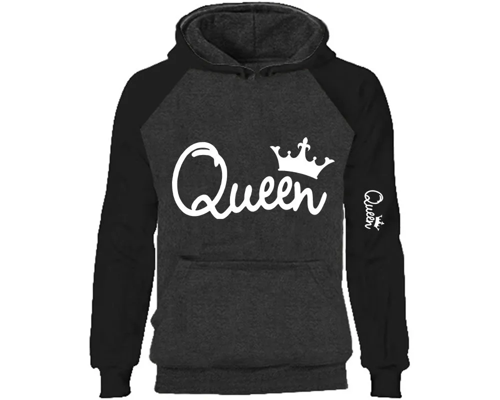 Queen Raglan Hoodie with Extra Design on Arm