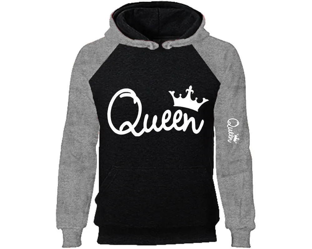 Queen Raglan Hoodie with Extra Design on Arm