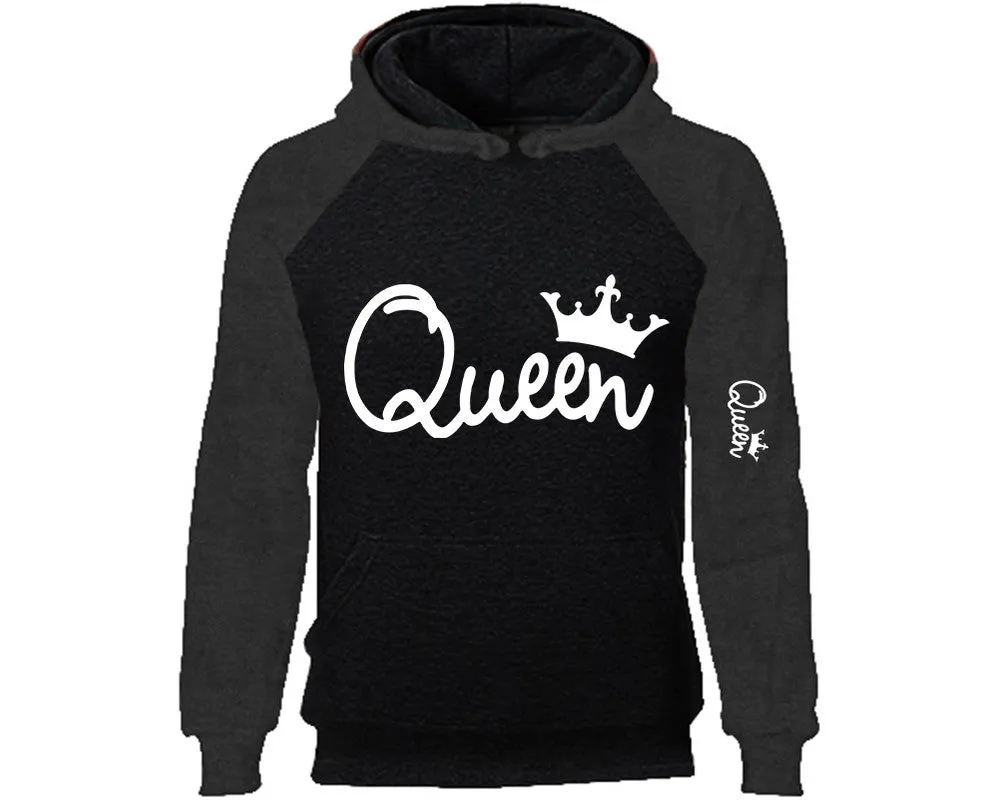 Queen Raglan Hoodie with Extra Design on Arm