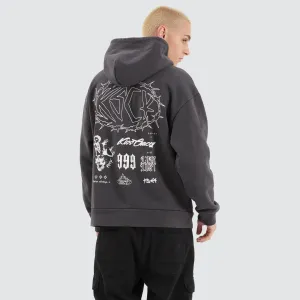 Riftborne Heavy Relaxed Hoodie Pigment Asphalt
