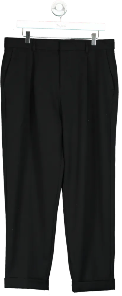 River Island Black Tailored Trousers W34 Regular
