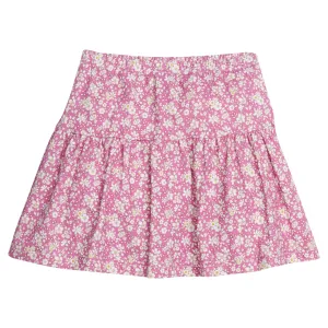 Sally Skort - Roland Floral Fuchsia