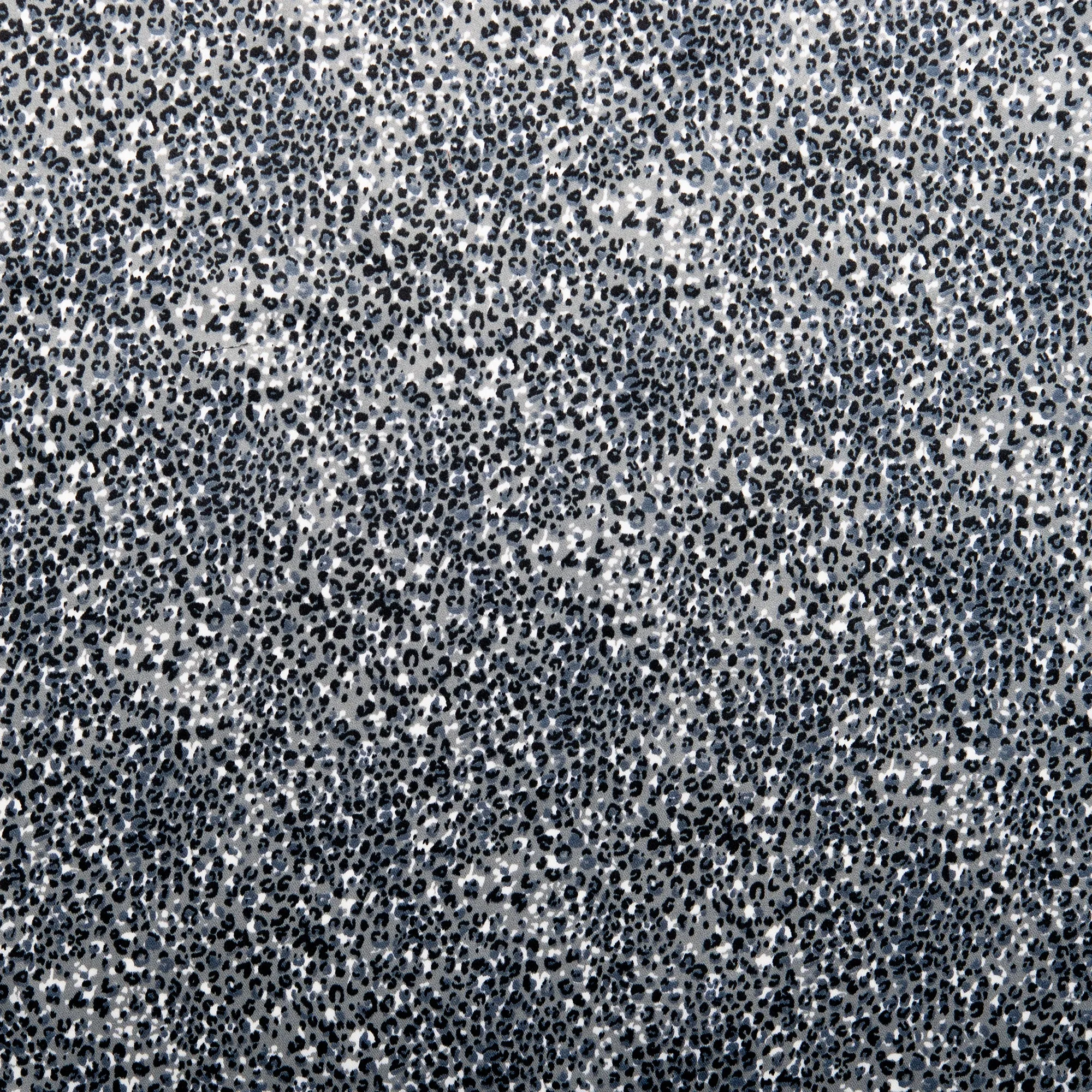 Satin Velvet  - Leopards - Grey