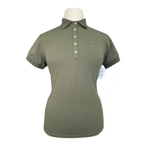 Schockemöhle 'Pearlie' Show Shirt in Olive  - Women's plus size XXL