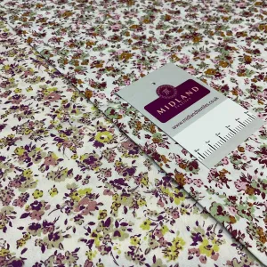 Small floral Heather Cotton Poplin dress Fabric sold by the meter M1919