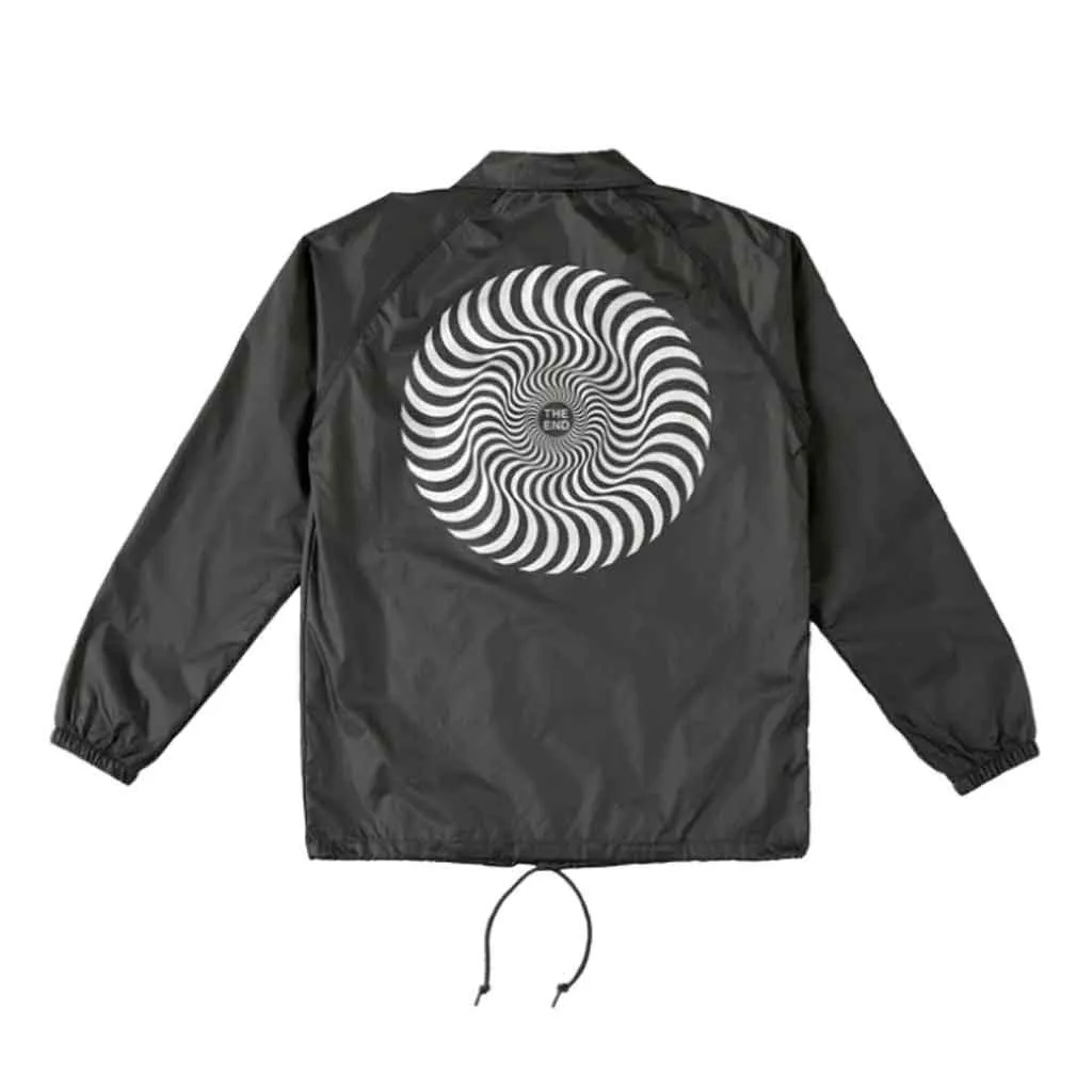 Spitfire Classic Swirl Jacket - Black/White
