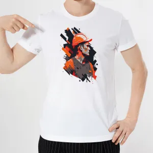 Splatter Construction Red Design