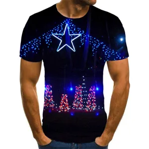 street lighting t shirt tee shirt festival art costume Christmas men Cool