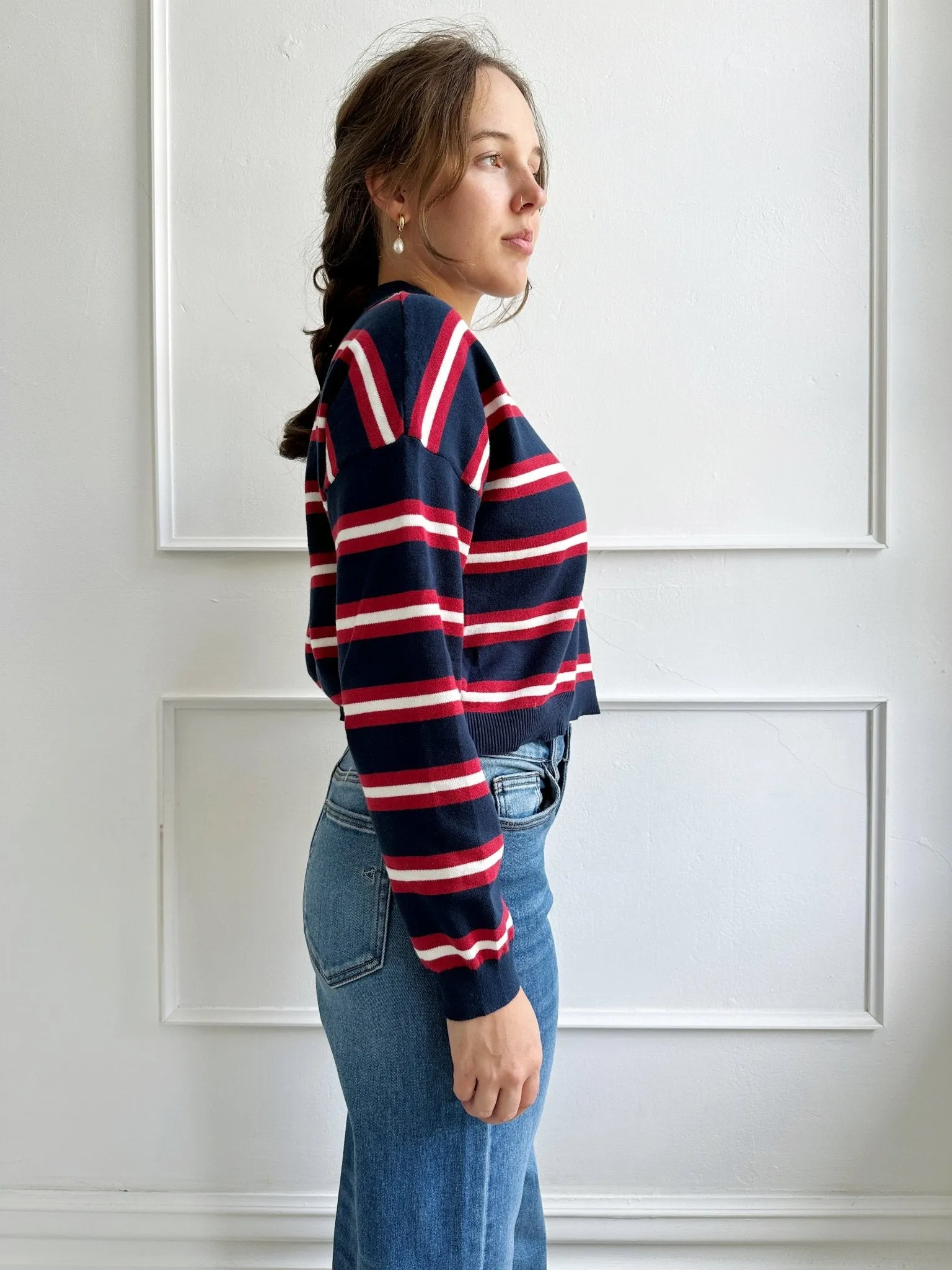 Striped Longsleeve Polo