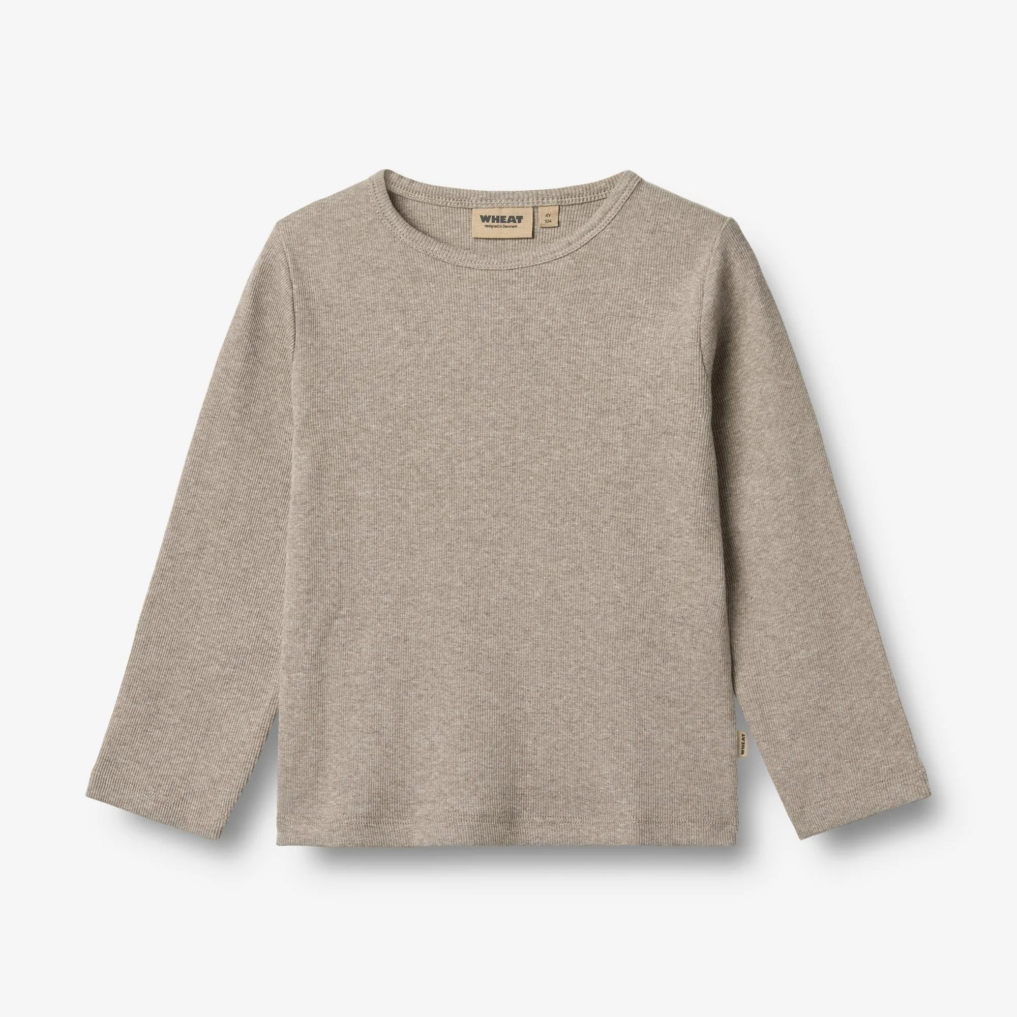 T-shirt L/S Milo - gravel melange