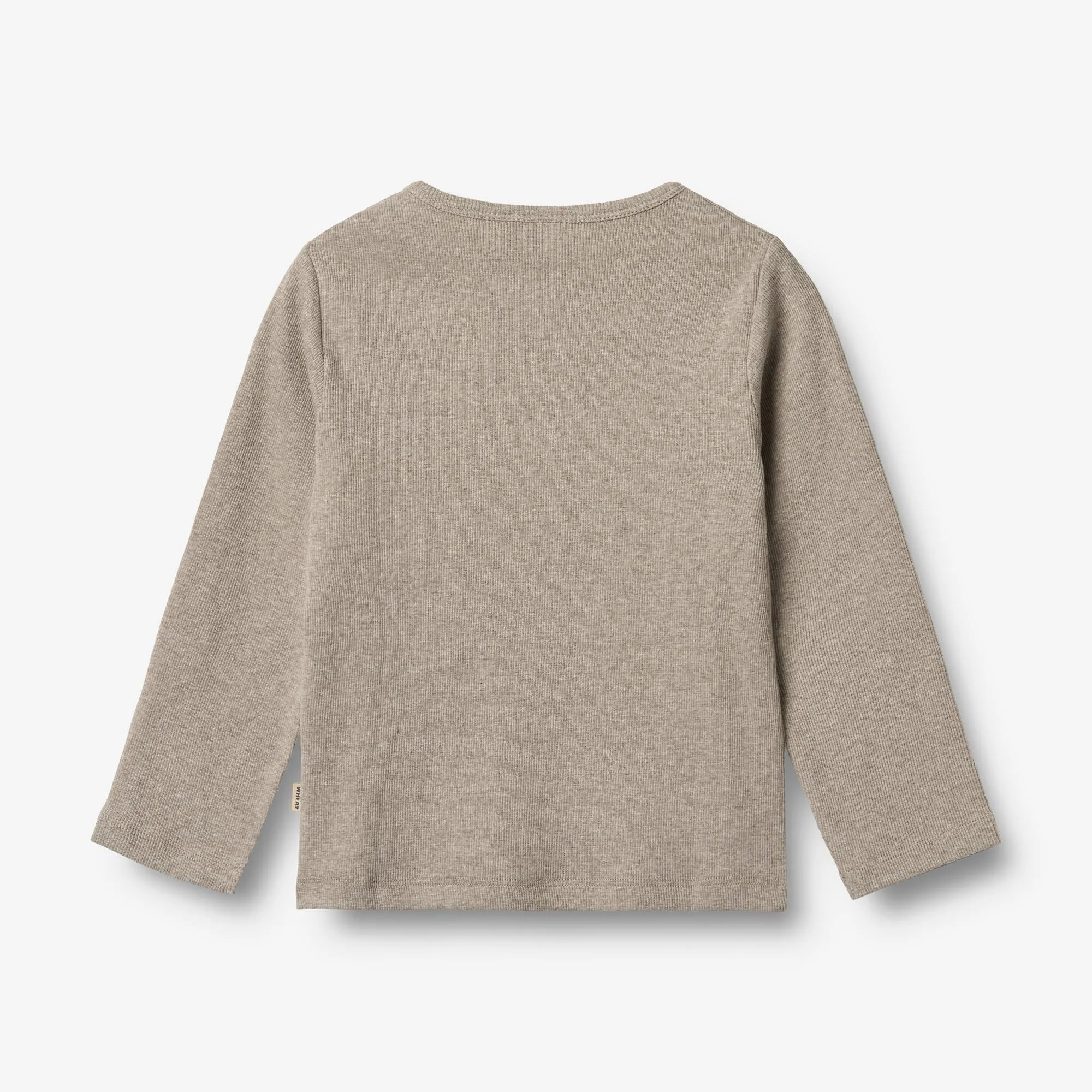 T-shirt L/S Milo - gravel melange