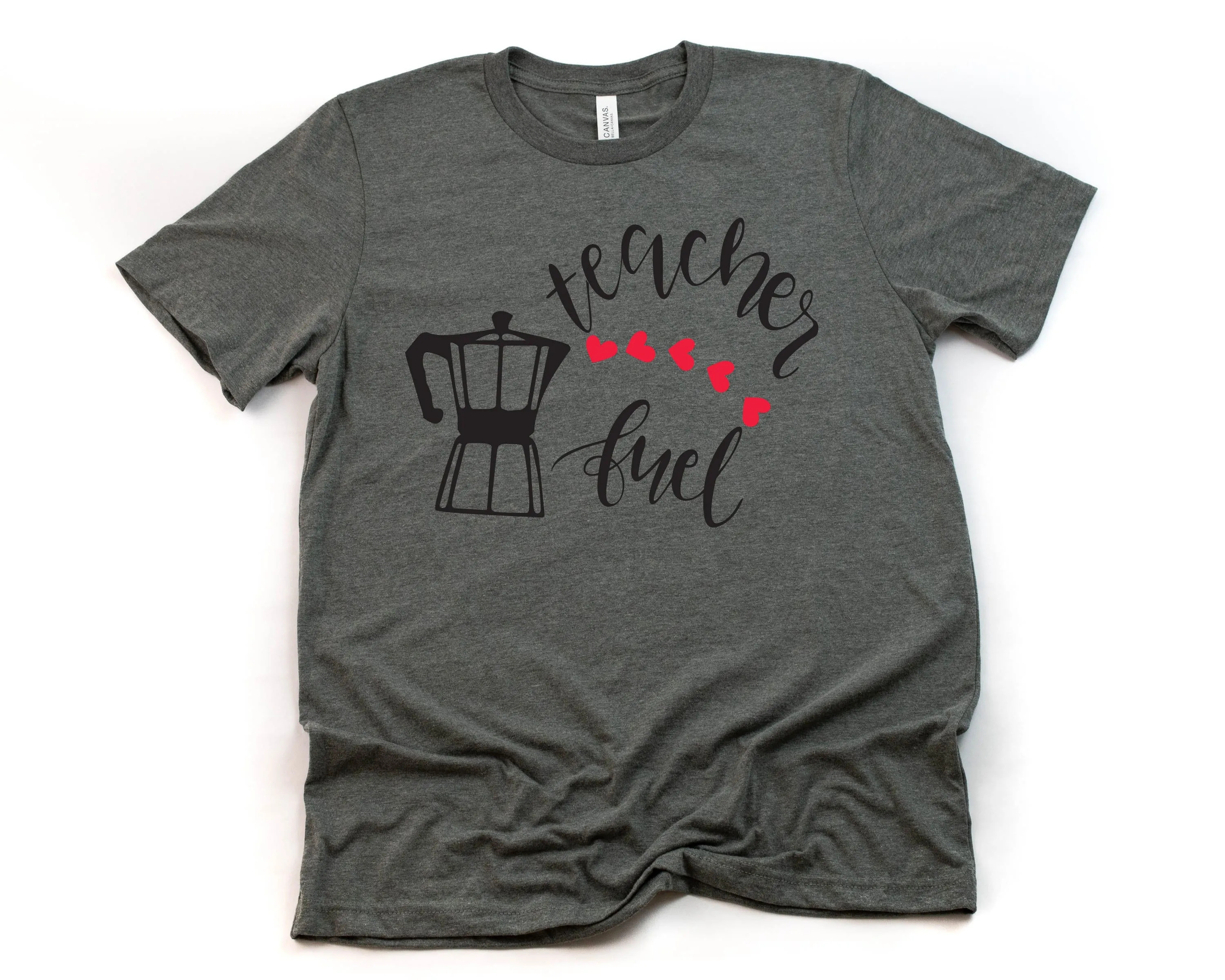 Teacher Fuel T Shirt -Coffee shirt- Teacher life T shirt -School Shirt