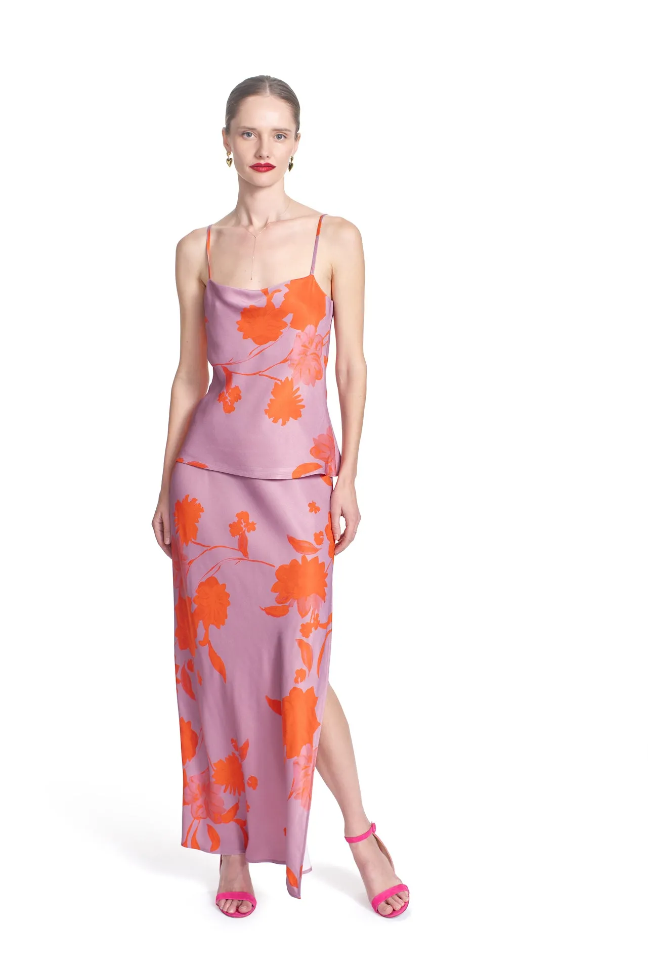 THE MONET SKIRT- WATER FLOWERS