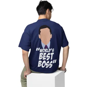 The Office Oversized T shirt - World's Best Boss