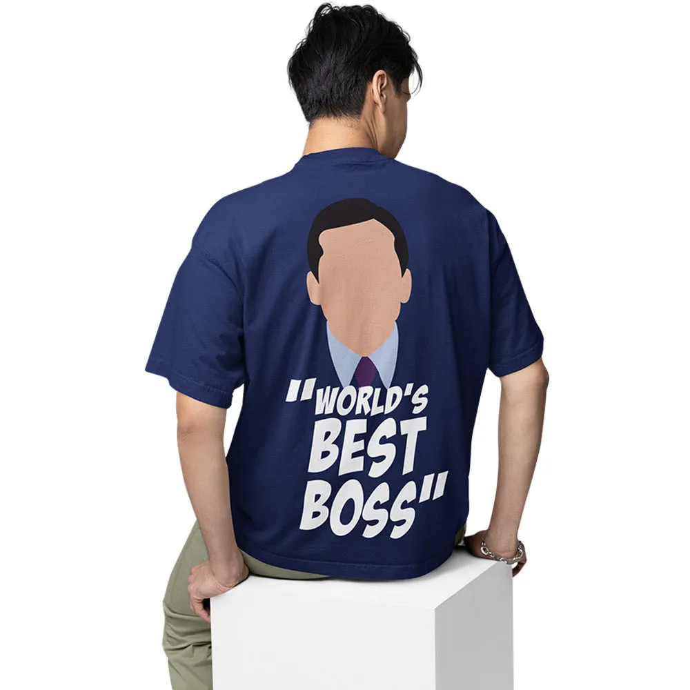 The Office Oversized T shirt - World's Best Boss