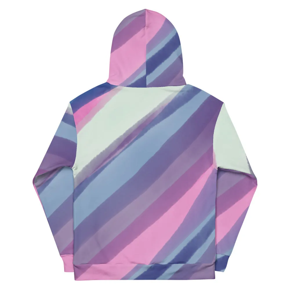 'Watercolor Purple' unisex hoodie