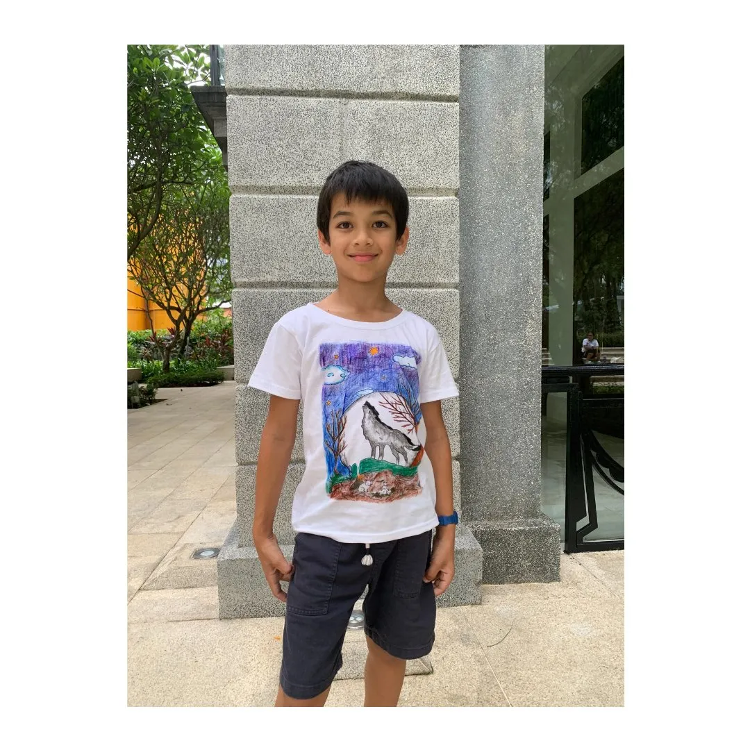 Wolf White Fang - DIY Color-it-ful T-shirts