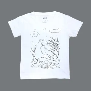Wolf White Fang - DIY Color-it-ful T-shirts