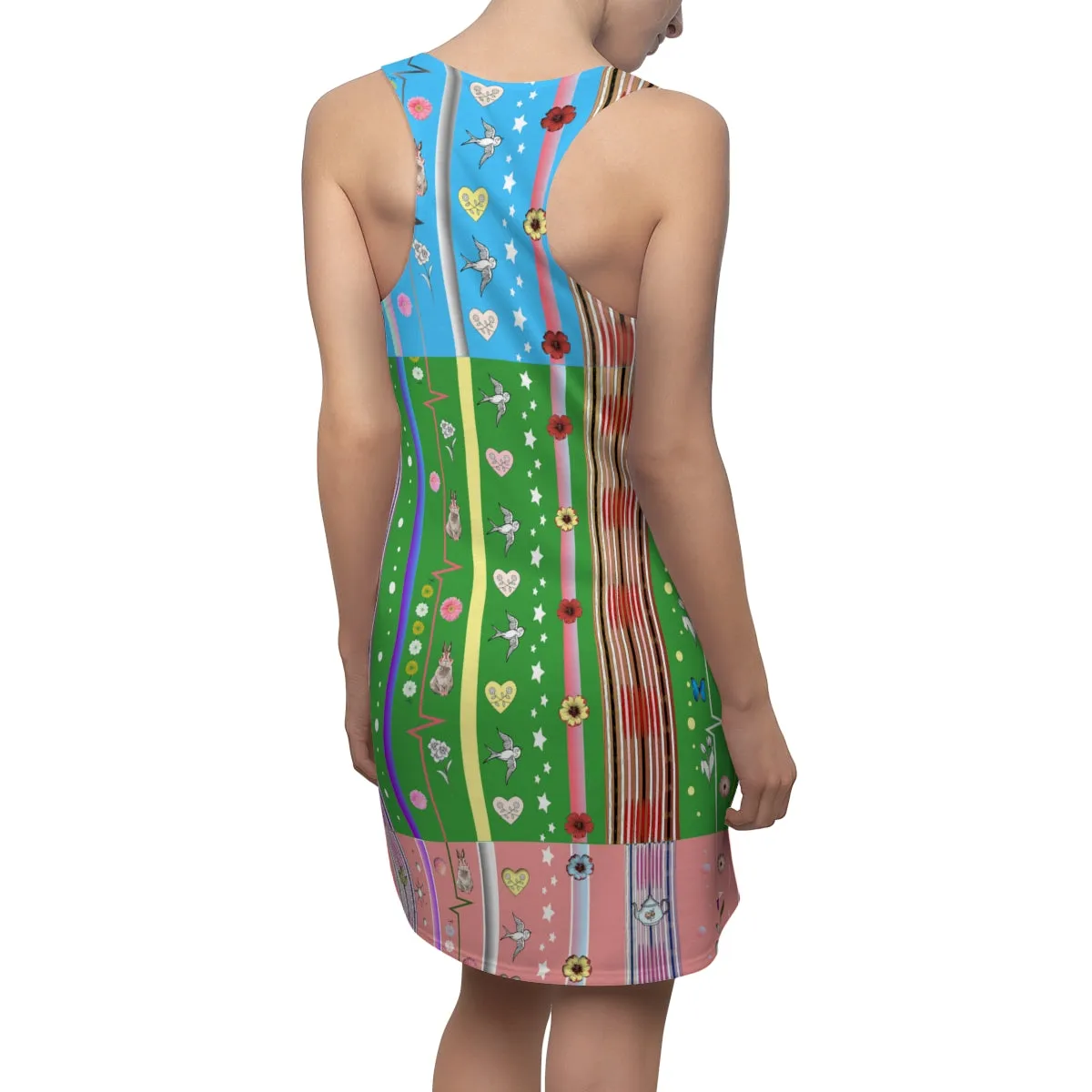 Women's Cut & Sew Racerback Dress PASTEL DELIGHT