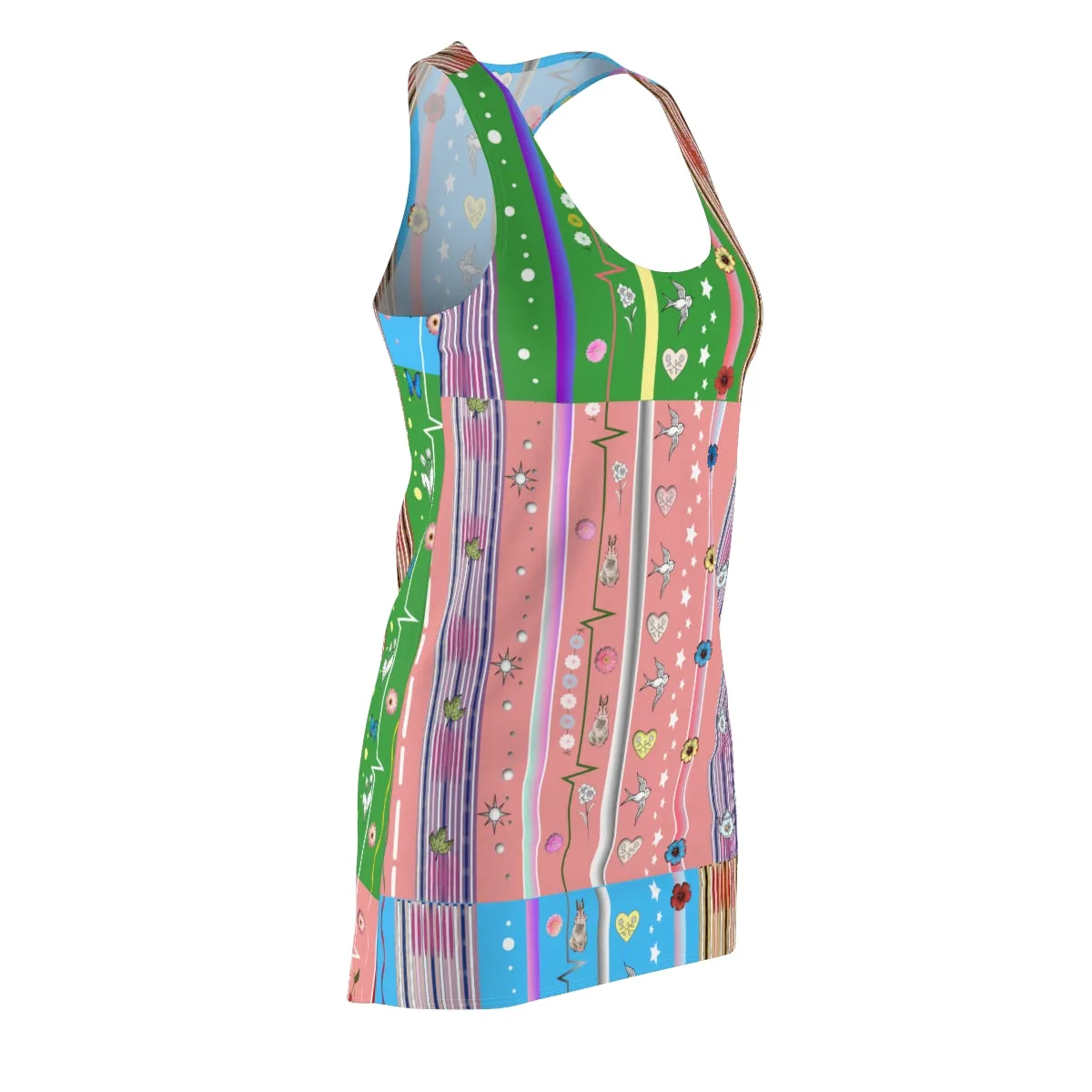 Women's Cut & Sew Racerback Dress PASTEL DELIGHT