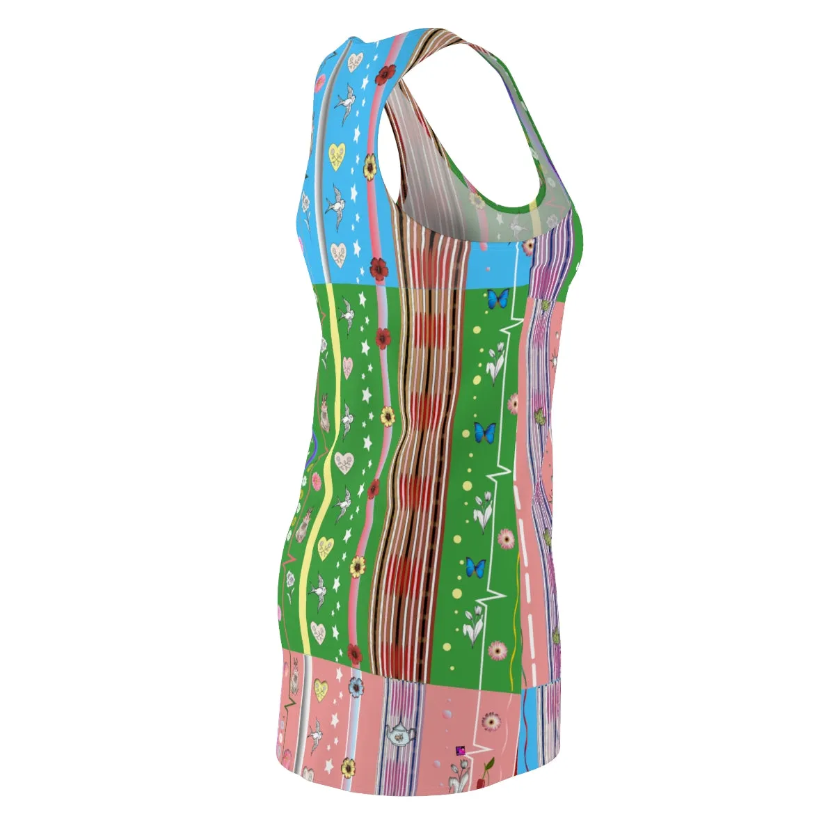 Women's Cut & Sew Racerback Dress PASTEL DELIGHT