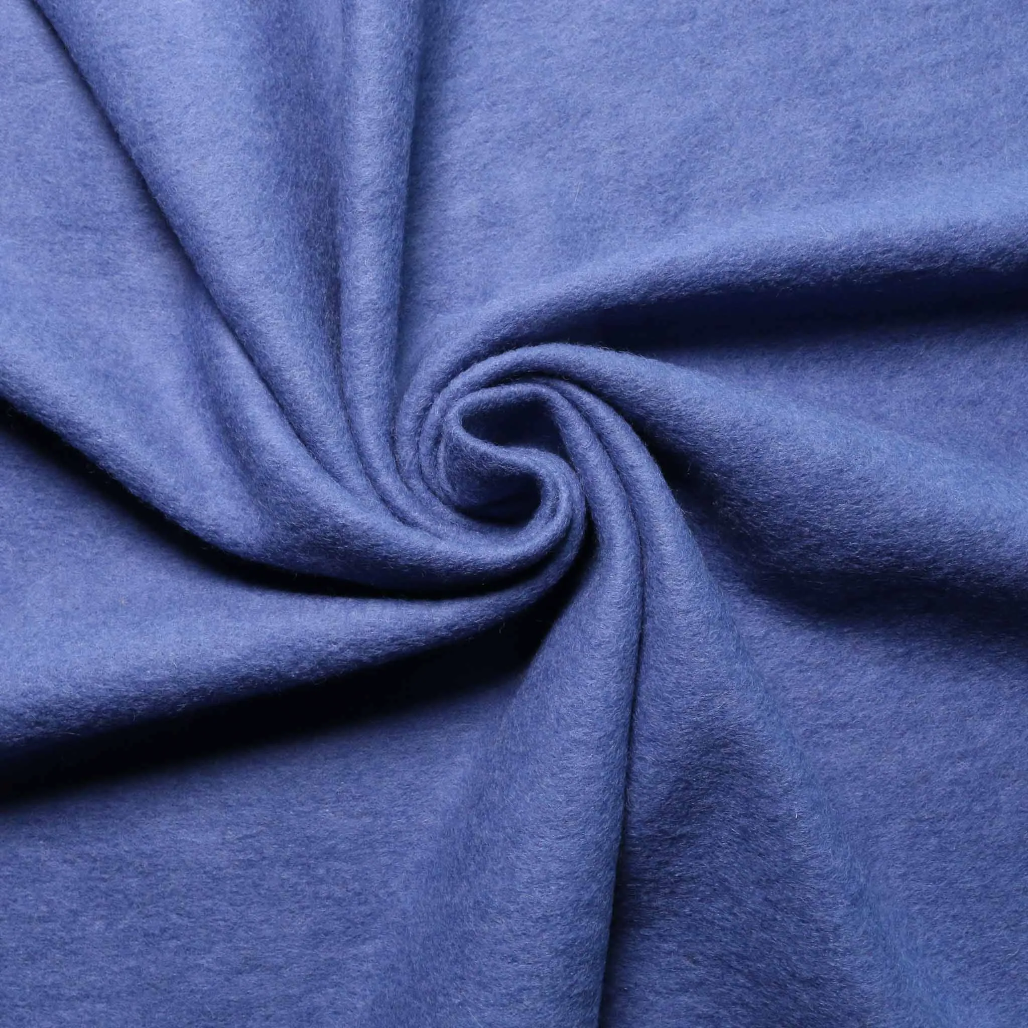 Wool Jersey Flannel Fabric - Yellow, blue, beige, rust