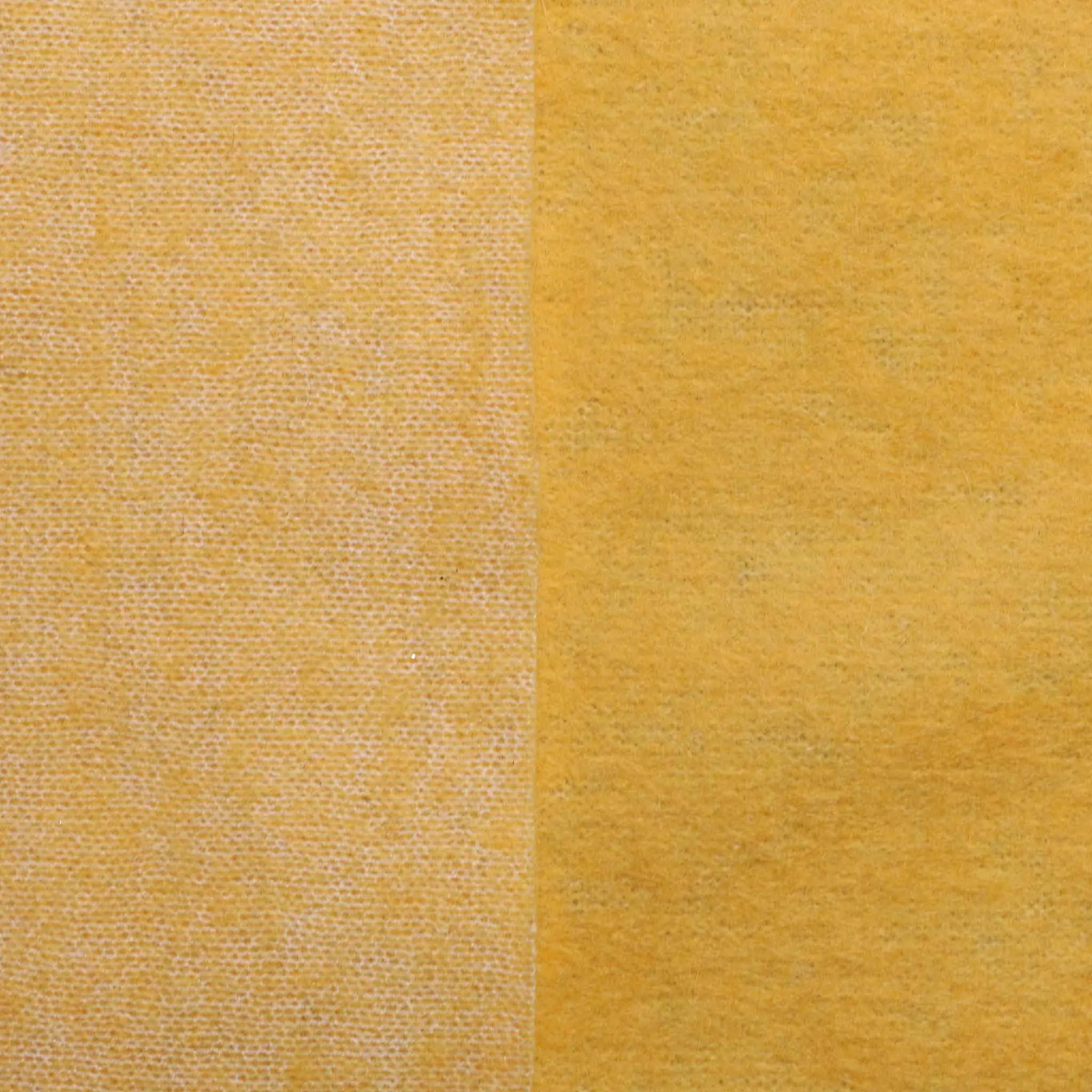 Wool Jersey Flannel Fabric - Yellow, blue, beige, rust